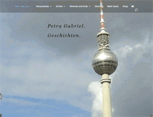 Tablet Screenshot of petra-gabriel.de